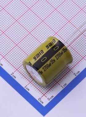 LKMJ2001V272MF 直插铝电解电容 2700uF ±20% 35V 插件,D18xL20m