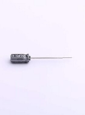 ECA1HHG100 直插铝电解电容 10uF ±20% 50V 插件,D5xL11mm