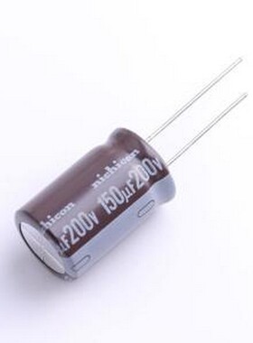 UCS2D151MHD 直插铝电解电容 150uF ±20% 200V 插件,D16xL26.5mm