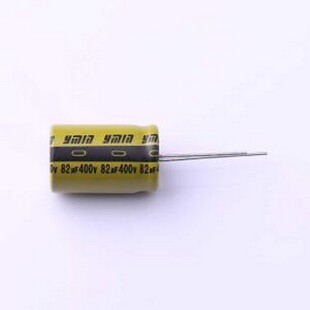 直插铝电解电容 插件 82uF 400V D16xL25mm ±20% LKMI2502G820MF