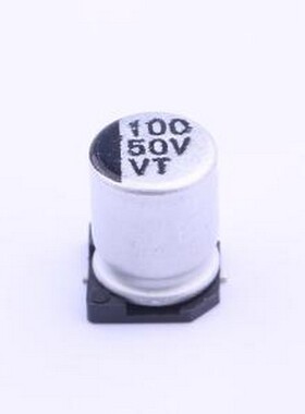 VT1H101M0810 贴片型铝电解电容 100uF ±20% 50V SMD,D8xL10.2mm