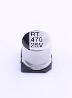 RT1E471M1010 贴片型铝电解电容 470uF ±20% 25V SMD,D10xL10.2m