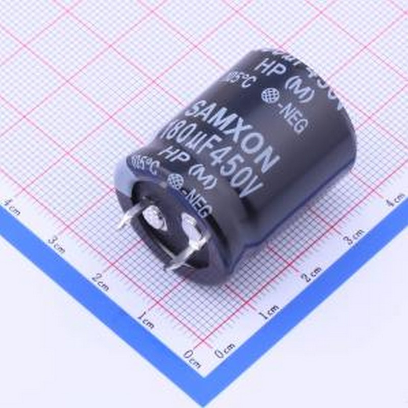 EHP187M2WO30SW 牛角型电解电容 180uF ±20% 450V 插件,D25xL30m