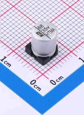 VHTC0771V680MVCG 固液混合铝电解电容器 68uF ±20% 35V SMD,D6.