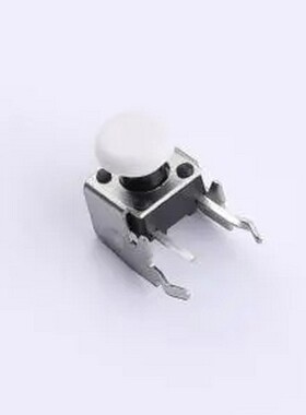 TSA06231-080B312CA-003E 6*6*8φ6*1白帽卧插支架轻触开关180gf