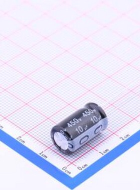 ECR2WLK100MLL100016E 直插铝电解电容 10uF ±20% 450V 插件,D10