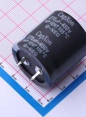 HP271M450O310A 牛角型电解电容 停产 270uF ±20% 450V 插件,D30