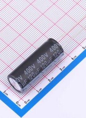 87EC0555 直插铝电解电容 120uF ±20% 400V 插件,D13xL35mm