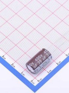 39UF400V87EC0254 直插铝电解电容 39uF ±20% 400V 插件,D10xL18