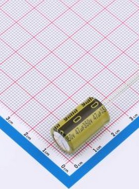 LKML2002V470MF 直插铝电解电容 47uF ±20% 350V 插件,D12.5xL20
