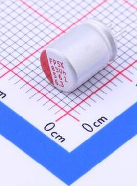 FP-6R3RE561M-S8CG-5K 直插铝电解电容 560uF ±20% 6.3V 插件,D6