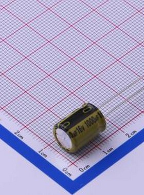 LKME1251C102MF 直插铝电解电容 1000uF ±20% 16V 插件,D10xL12.