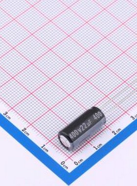 ERK2GM220F160T 直插铝电解电容 22uF ±20% 400V 插件,D8xL16mm