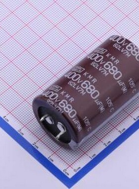 EKMR401VSN681MR50S 牛角型电解电容 680uF ±20% 400V 插件,D30x