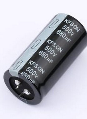 KN681M50035*70A 牛角型电解电容 680uF ±20% 500V 插件,D35xL70