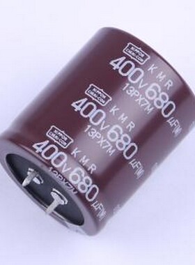 EKMR401VSN681MA40S 牛角型电解电容 680uF ±20% 400V 插件,D35x