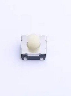 YTSE005A0502502B 6.2*6.2*5.0 250gf硅胶米黄钮包脚编带 SMD,6.7