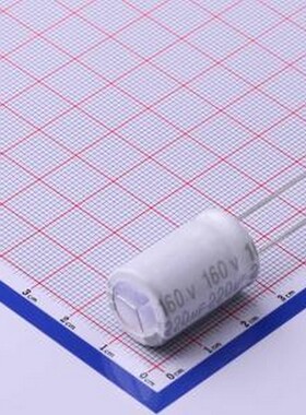 01EC4153 直插铝电解电容 220uF ±20% 160V 插件,D16xL25mm