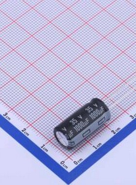 CG102MFA20B9 直插铝电解电容 1000uF ±20% 35V 插件,D10xL20mm