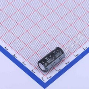 CG102MFA20B9 直插铝电解电容 1000uF ±20% 35V 插件,D10xL20mm