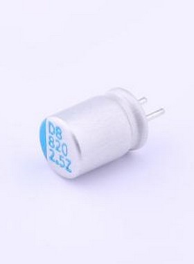 ORZ821MOECC-06087 固态电容 820uF ±20% 2.5V 插件,D6.3xL8mm
