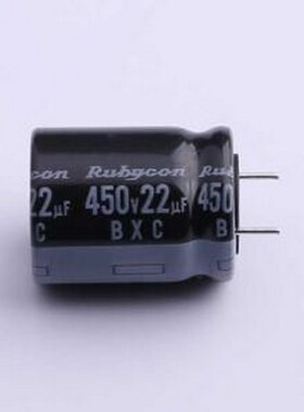 450BXC22MEFCCC16X20 直插铝电解电容 22uF ±20% 450V 插件,D16x