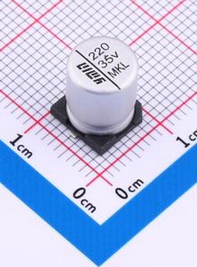 VKMD1001V221MVTM 贴片型铝电解电容 220uF ±20% 35V SMD,D8xL10