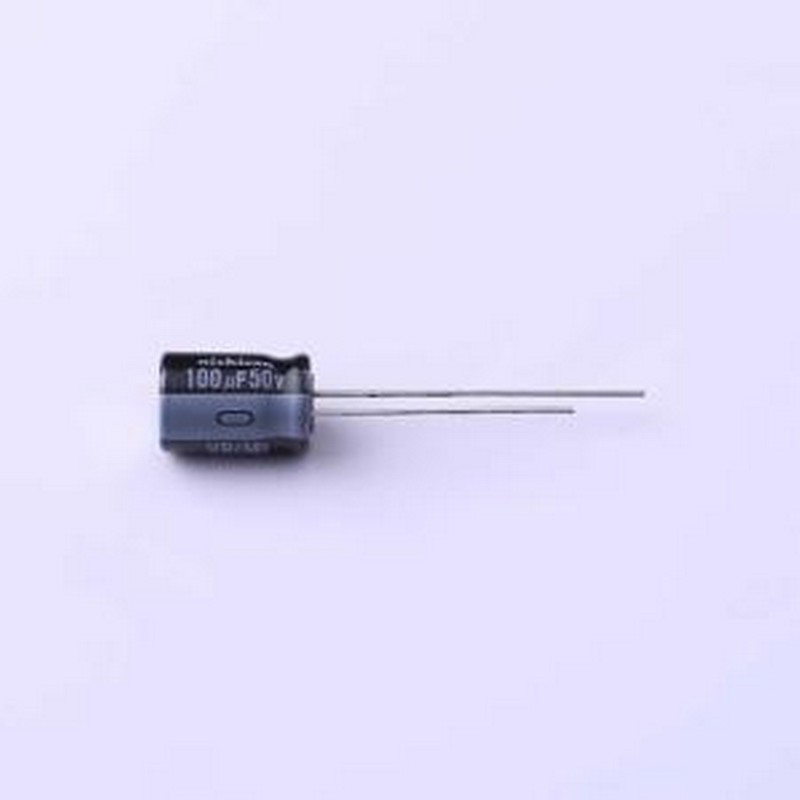 UVR1H101MPD 直插铝电解电容 100uF ±20% 插件,D8xL11.5mm