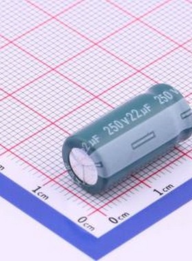 EGD2EM220G20C36T 直插铝电解电容 22uF ±20% 250V 插件,D10xL20