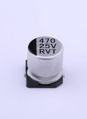 RVT1E471M1010 贴片型铝电解电容 470uF ±20% 25V SMD,D10xL10.2