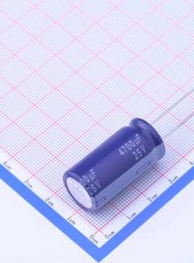ECA1EM472 直插铝电解电容 4700uF ±20% 25V 插件,D16xL31.5mm