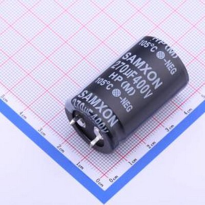 EHP277M2GO40SZ 牛角型电解电容 270uF ±20% 400V 插件,D25xL40m