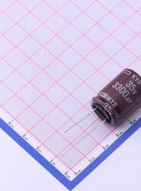 EKYB350ELL332MM25S 直插铝电解电容 3300uF ±20% 35V 插件,D18x