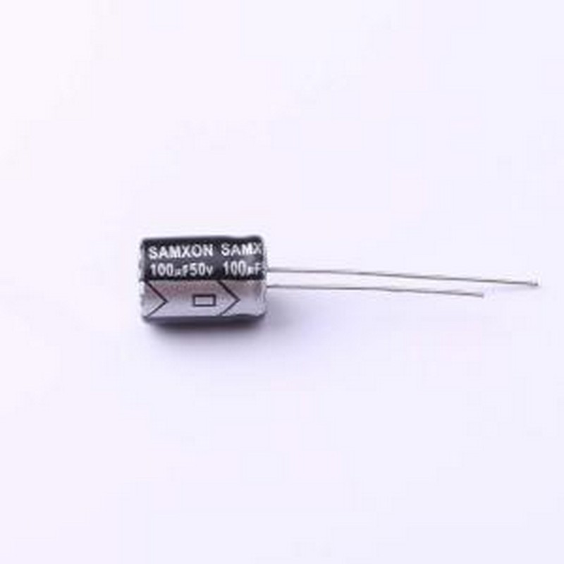 ESK107M1HF12RR 直插铝电解电容 100uF ±20% 50V 插件,D8xL12mm