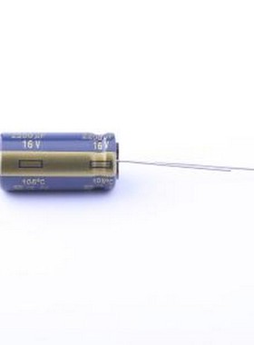 EEUFC1C222 直插铝电解电容 2200uF ±20% 16V 插件,D12.5xL25mm
