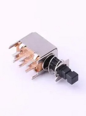 XKBS22E05-Z 按键开关侧按键双排自锁黑色柄头部3.3*3.3 插件 直