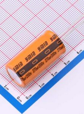 LKGI3152D271MF 直插铝电解电容 270uF ±20% 200V 插件,D16xL31.