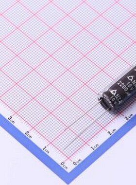 NXA10V2200M10*20 LO 直插铝电解电容 2200uF ±20% 10V 插件,D10