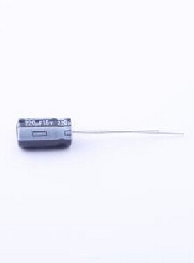 KM1C221ME110A00CV0 直插铝电解电容 220uF ±20% 16V 插件,D6.3x