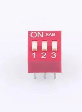 BSE03GR 3位拨码开关 插件 拨码开关