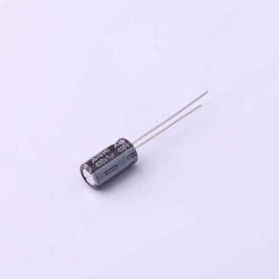 EGS2GM010E12OT 直插铝电解电容 1uF ±20% 400V 插件,D6.3xL12mm
