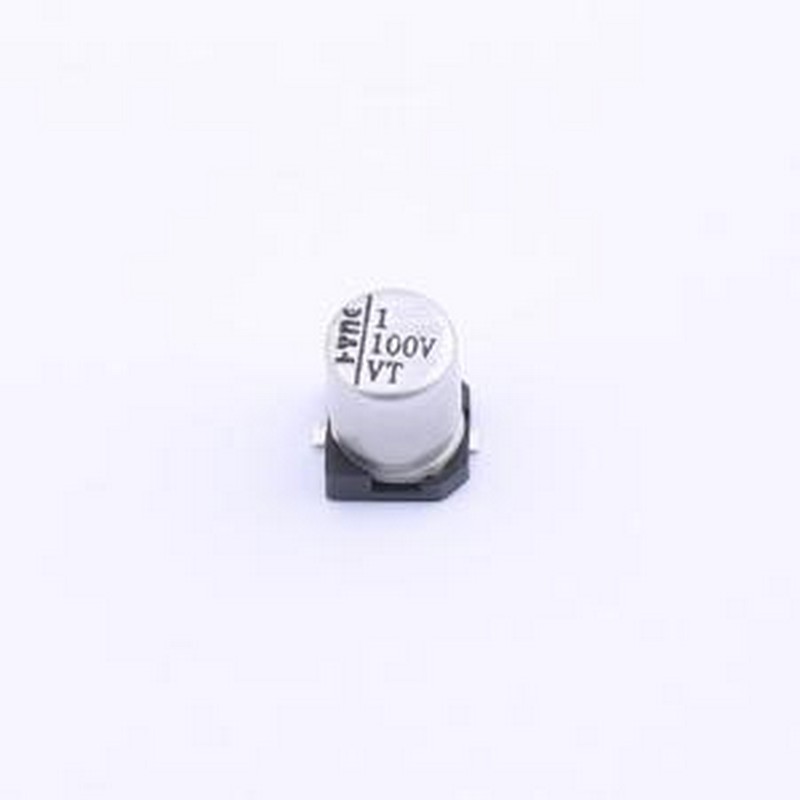 HY2A010MC040054MEO 贴片型铝电解电容 1uF ±20% 100V SMD,D4xL5