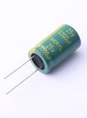 RC025M332LO16*26TH-2A1E 直插铝电解电容 3300uF ±20% 25V 插件