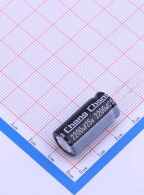 KM1E222MI250A00CV0 直插铝电解电容 2200uF ±20% 25V 插件,D12.