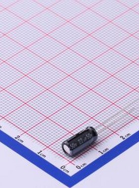 UHE1H220MDD 直插铝电解电容 22uF ±20% 插件,D5xL11mm