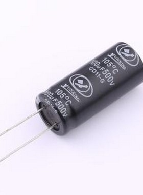 ECG2HM101M40OTBO 直插铝电解电容 100uF ±20% 500V 插件,D18xL4