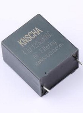 82CB0355 聚丙烯膜电容(CBB) 4.7uF ±5% 330V 插件,P=27.5mm