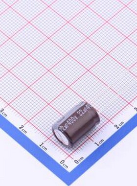 KCGE1402G220MF 直插铝电解电容 22uF ±20% 400V 插件,D10xL14mm