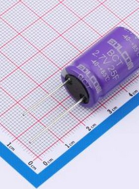 BCT2R7M256YS1625A2NP01 超级电容器 25F ±20% 2.7V 插件,D16xL2