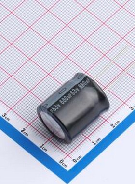 LKFJ2001J681MF 直插铝电解电容 680uF ±20% 63V 插件,D18xL20mm